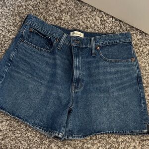 Madewell Dark Blue Jean Shorts